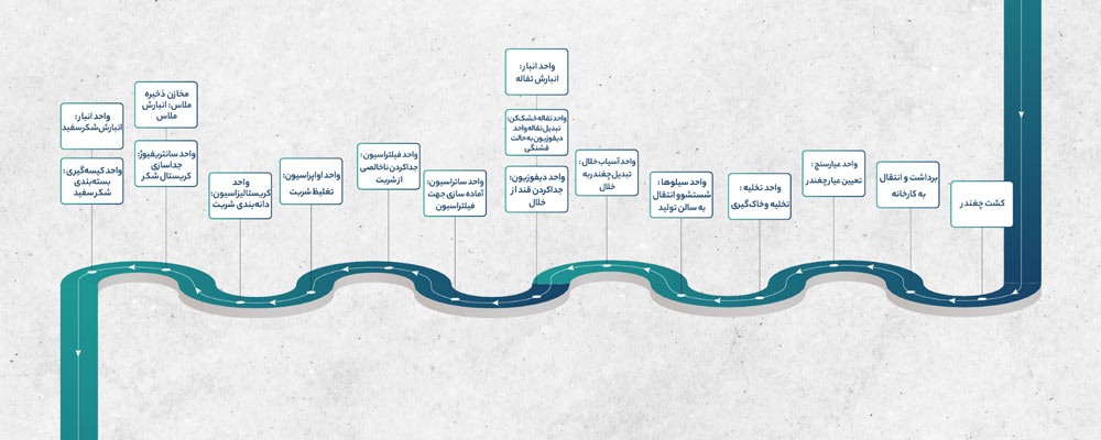 چرخه تولید شکر